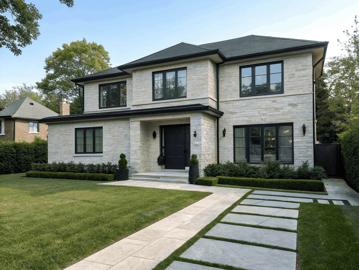Contemporary knockdown rebuild project